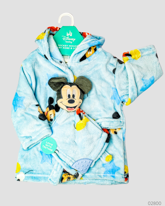 BATITA CON MANTITA DE APEGO MICKEY