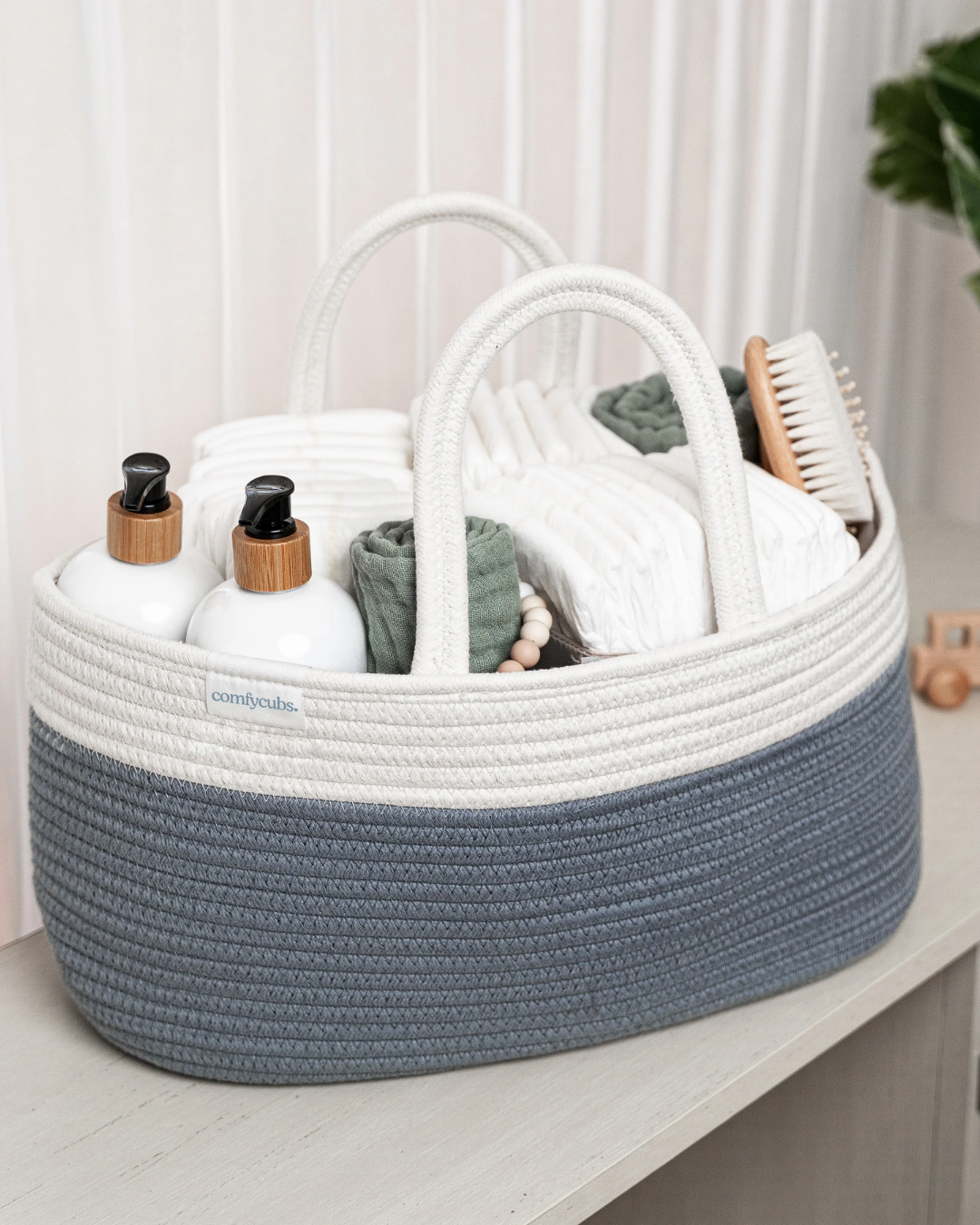 ORGANIZADOR PAÑALES AZUL COMFYCUBS