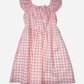 VESTIDO CUADRICULADO ROSA