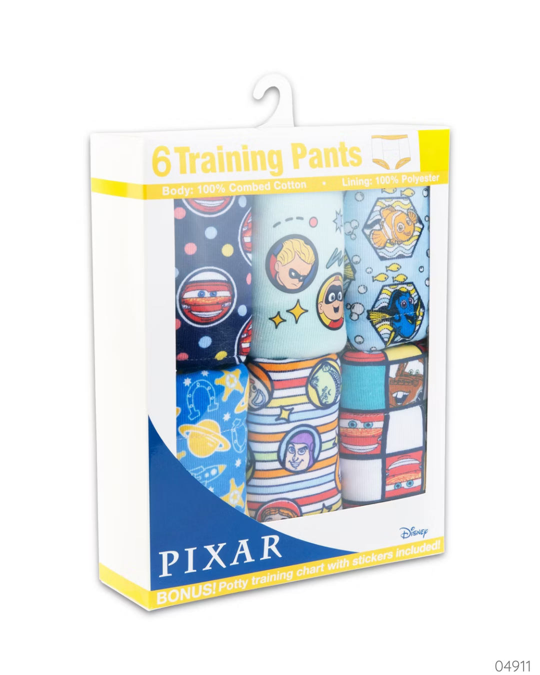 CALZONCITOS DE ENTRENAMIENTO PIXAR
