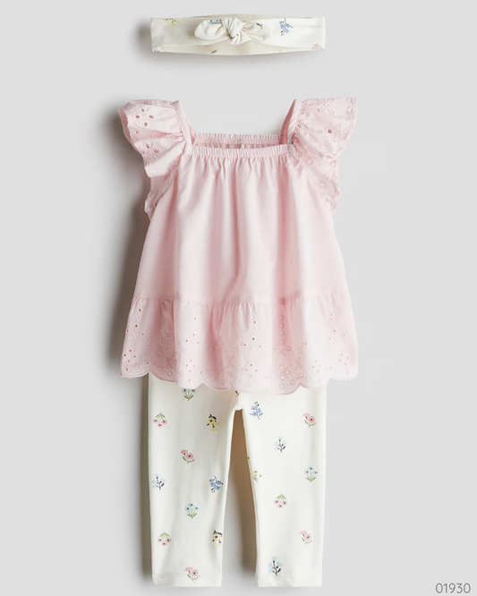 TRAJE ROSADO 3 PZS H&M