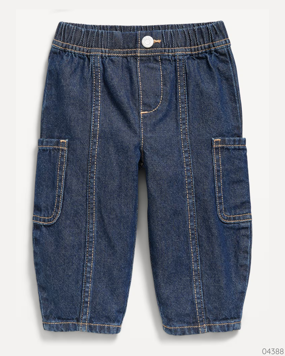 PANTALON BAGGY BARREL AZUL OSCURO OLD NAVY