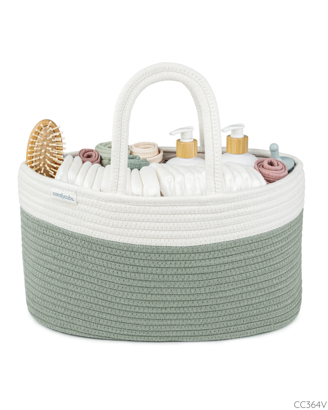 ORGANIZADOR PAÑALES VERDE COMFYCUBS