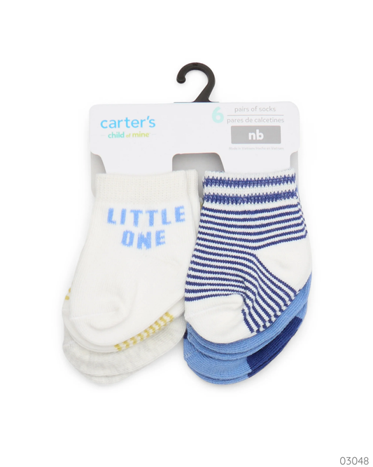 CALCETINES 6 PZS CARTER´S LITTLE ONE