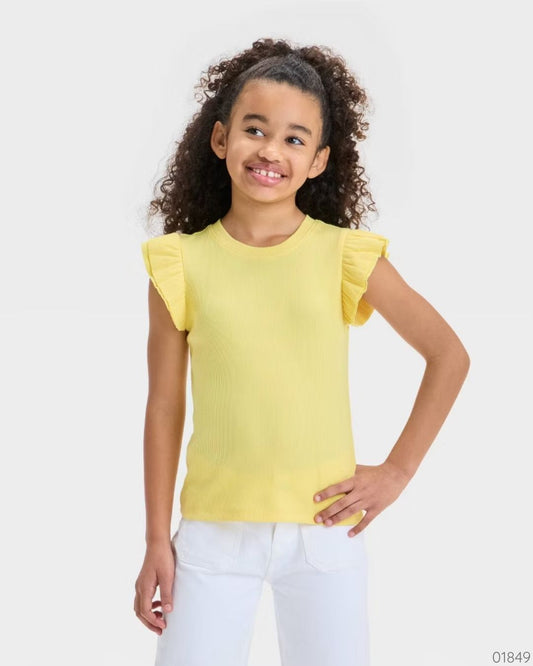CAMISA AMARILLA NIÑA CAT & JACK