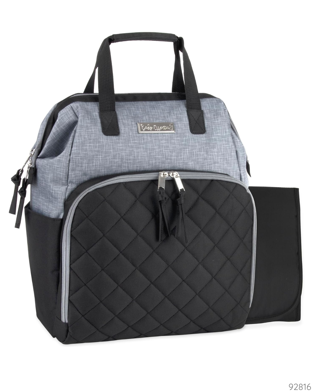 PAÑALERA BABAY ESSENTIAL NEGRA GRIS