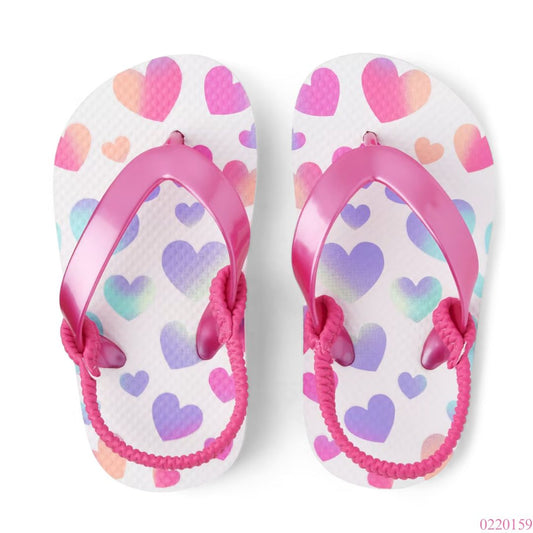 SANDALIAS FLIP FLOPS ROSA CORAZON