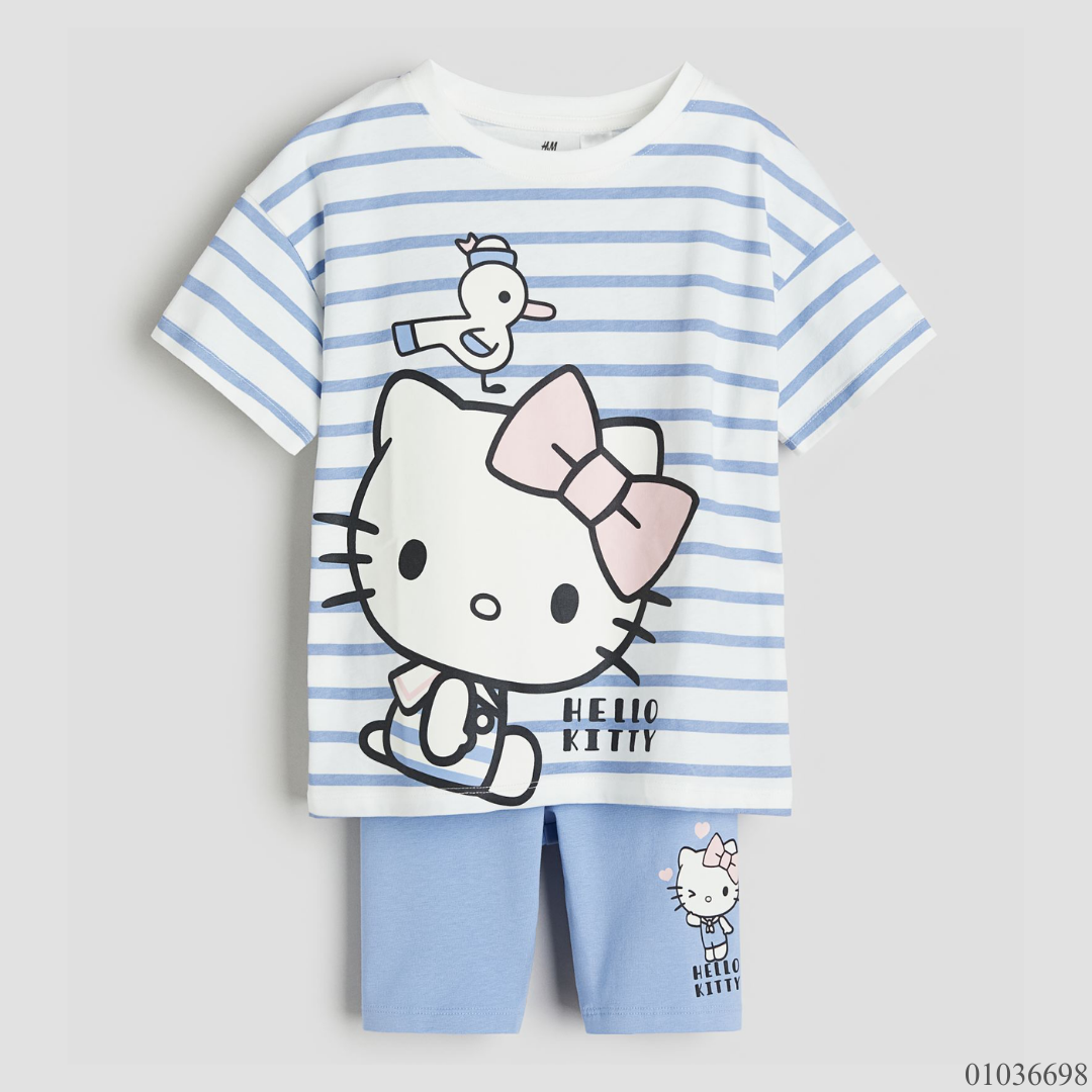 TRAJE HELLO KITTY 2PZS AZUL