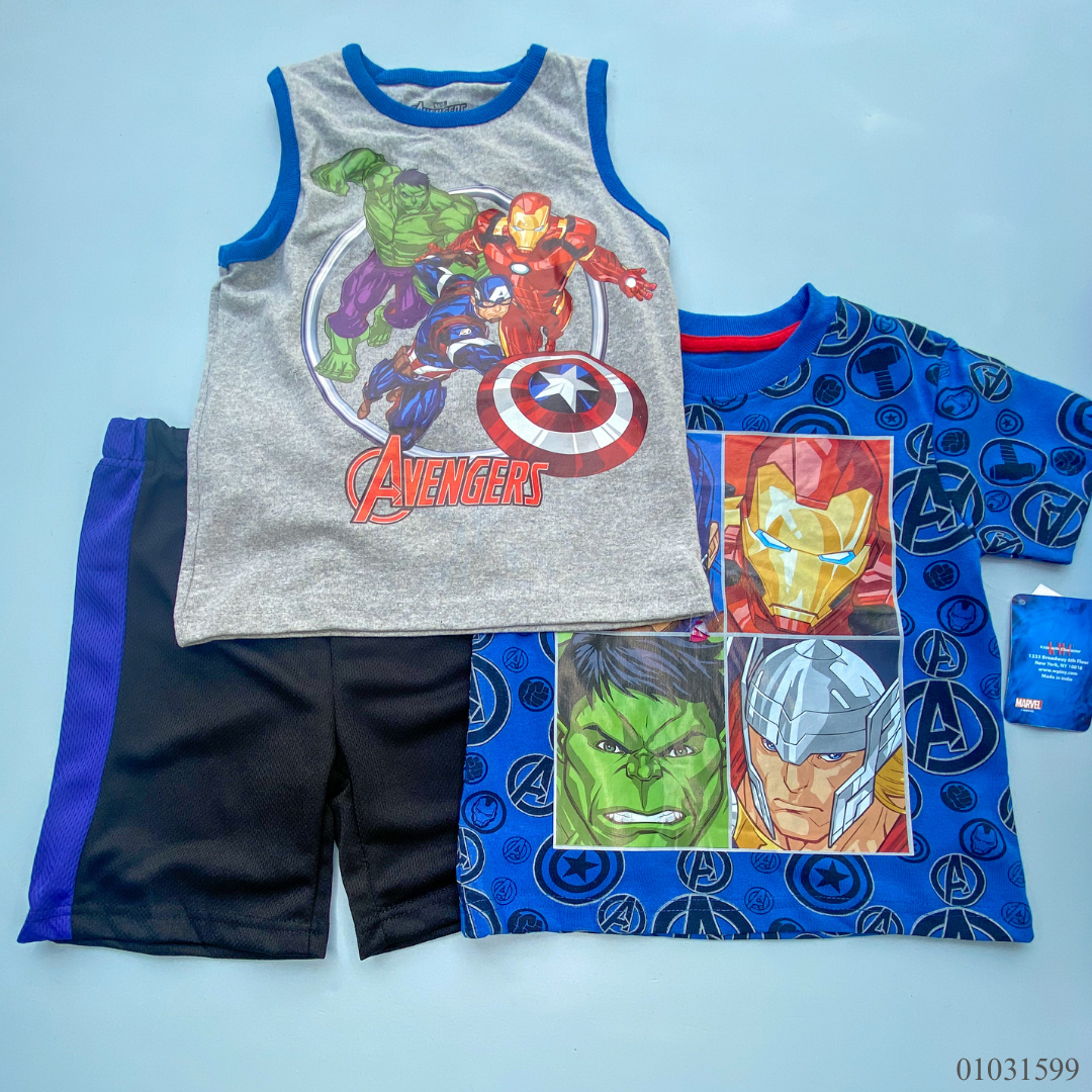 TRAJE NIÑO 3 PIEZAS AVENGERS