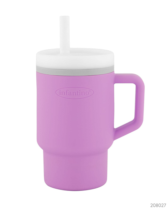VASO MY 1ST TUMBLER SILICONA MORADO 
 9 OZ