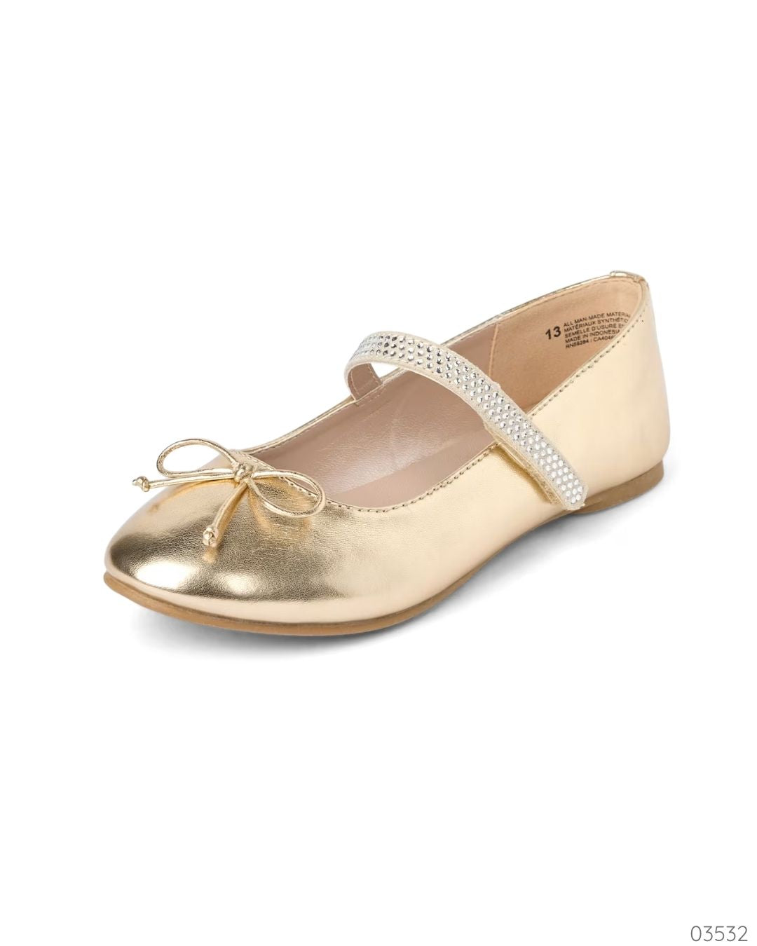 ZAPATO DORADOS BRILLOS GIRL PLACE