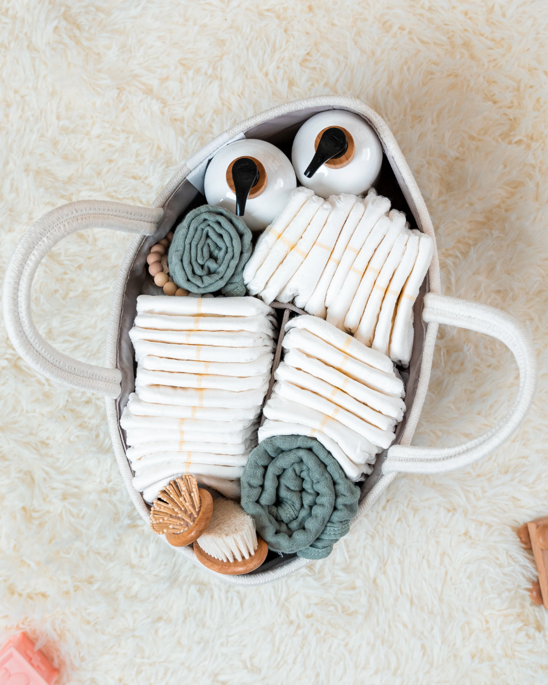 ORGANIZADOR PAÑALES VERDE COMFYCUBS