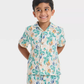 TRAJE BLUEY SHORT CON PALMERAS