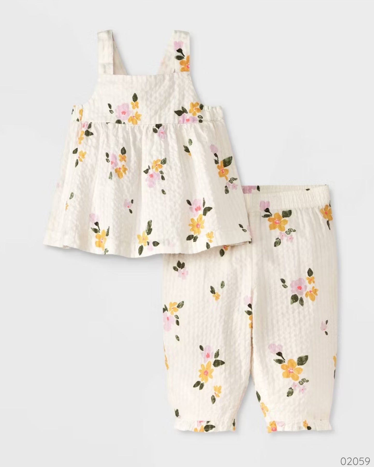 TRAJE 2PZS FLOREADO PANTALON CAT & JACK