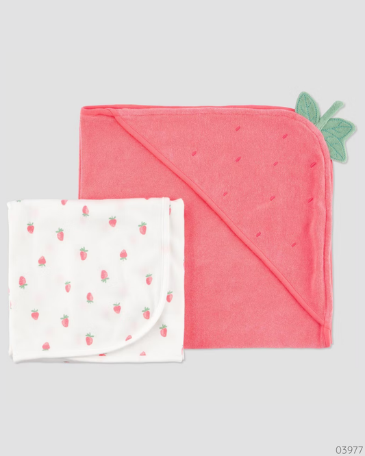 TOALLAS DE BAÑO FRESA