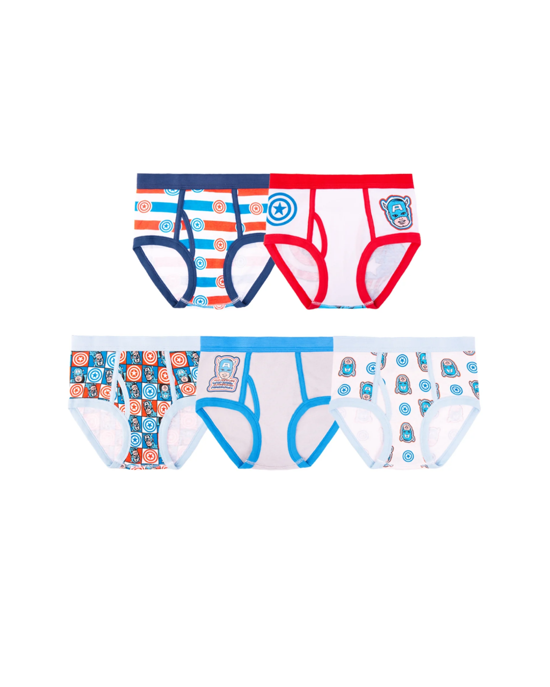 CALZONCILLOS 5 PZS CAPITAN AMERICA