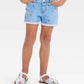 SHORT AZUL FLORES BORDADAS TODDLER