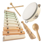 SET DE 4 INSTRUMENTOS MUSICALES MONTESSORI