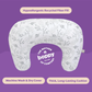 ALMOHADA BOPPY HOJAS GRIS