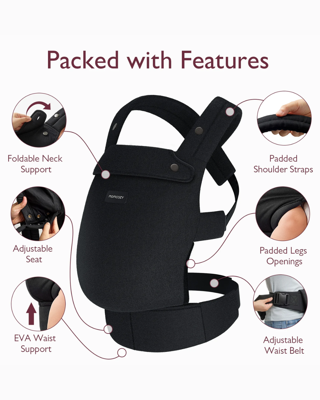 PORTA BEBE ERGONOMIC MOMCOZY