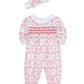 PIJAMA ROJO BLANCO LITTLE ME