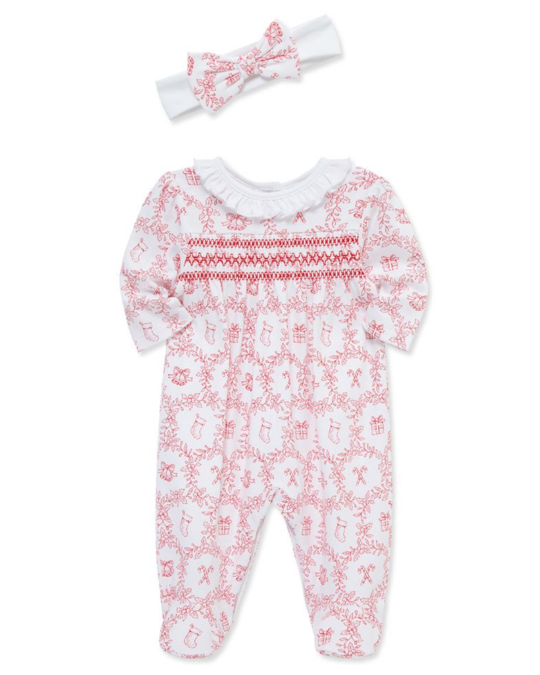 PIJAMA ROJO BLANCO LITTLE ME