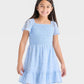 VESTIDO CAT & JACK AZUL FLORES