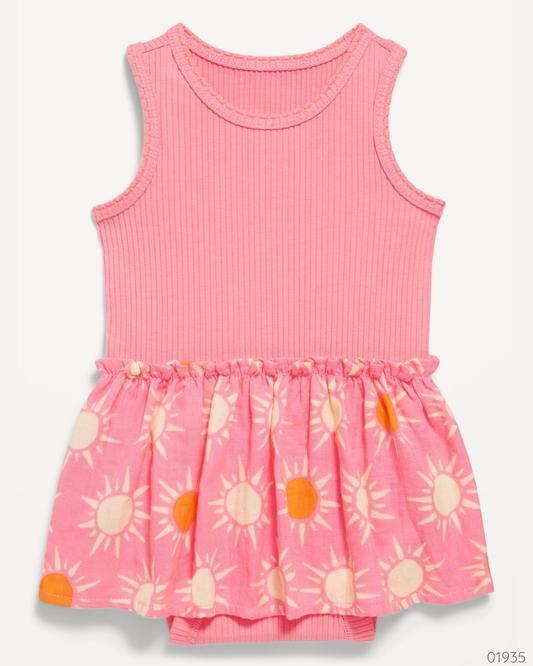 VESTIDO OLD NAVY ROSADO SOLES