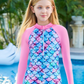 TRAJE BAÑO SIRENA ROSADO