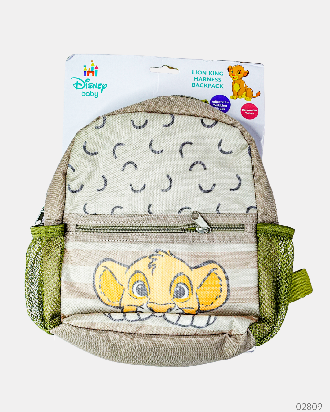 MOCHILA CON HARNESS REY LEON