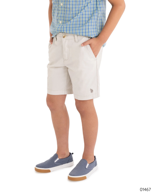 SHORT BEIGE US POLO