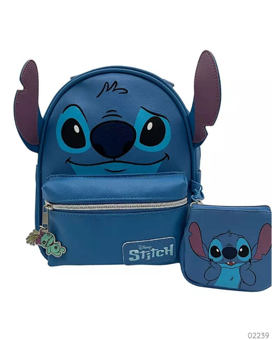 MOCHILA STITCH AZUL