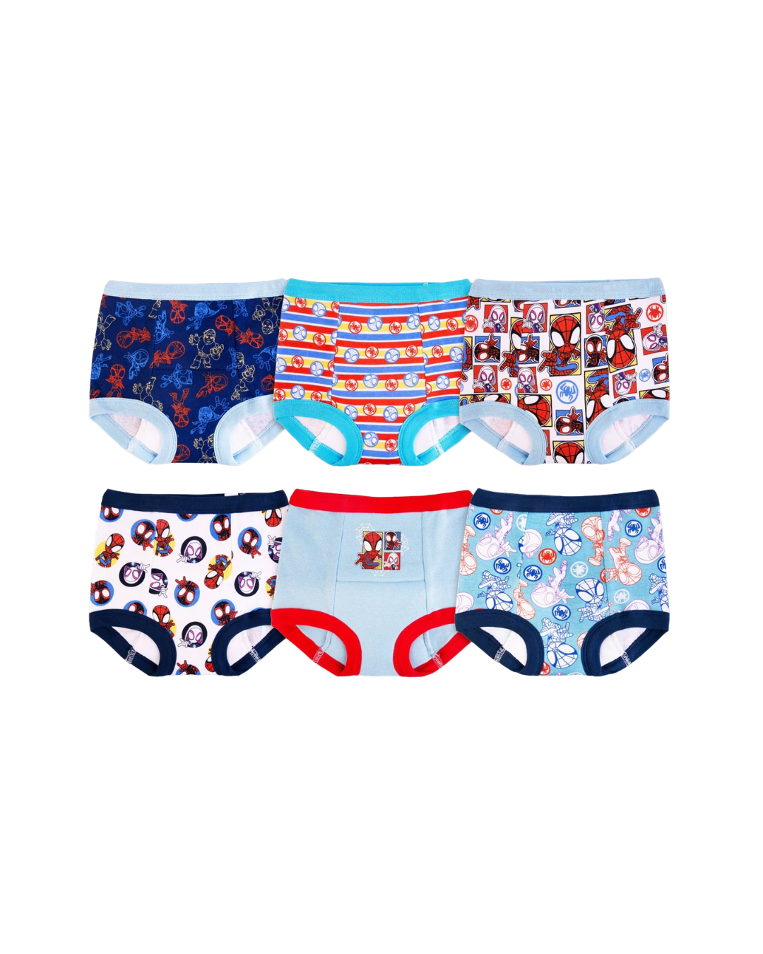 CALZONCITOS ENTRENADORES 6 PZ SPIDERMAN