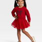 VESTIDO CAT & JACK ROJO CHONGO