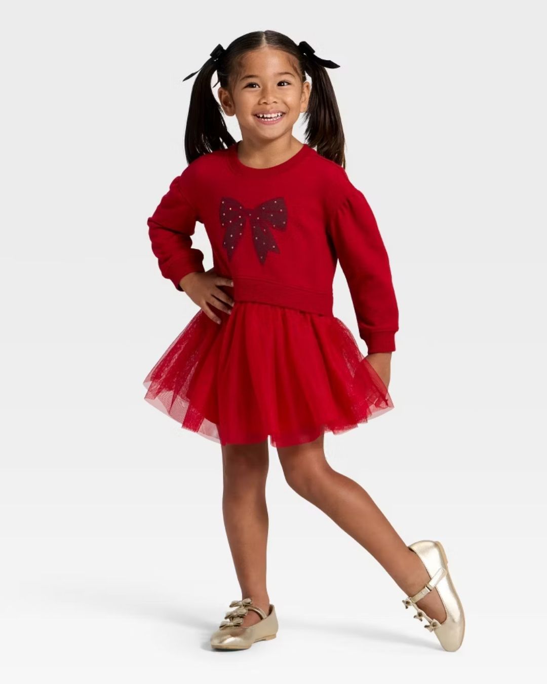 VESTIDO CAT & JACK ROJO CHONGO
