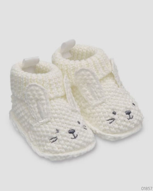ZAPATO TEJIDO CONEJITO BLANCO