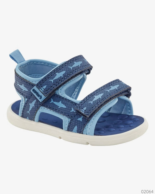 SANDALIAS AZULES TIBURONES CARTERS