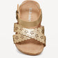 SANDALIAS DORADAS OLD NAVY FLORECITAS