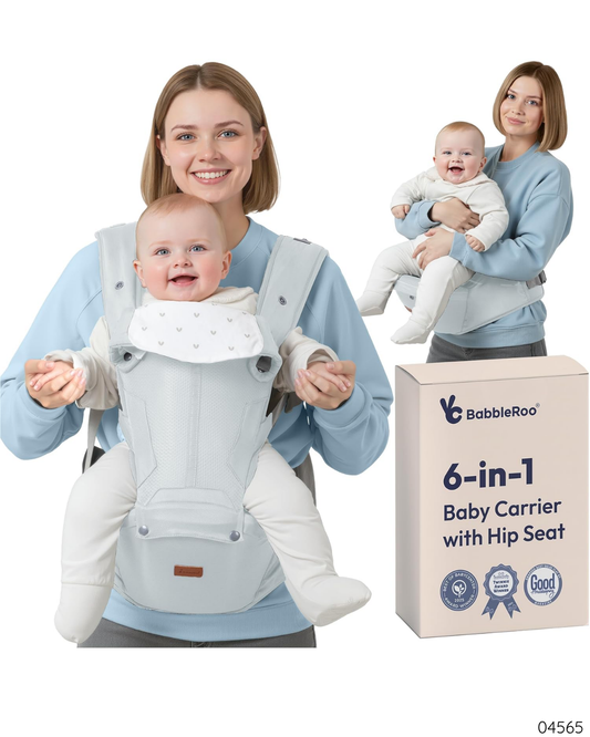 PORTABEBE BABBLEROO 6 EN 1 AZUL CIELO