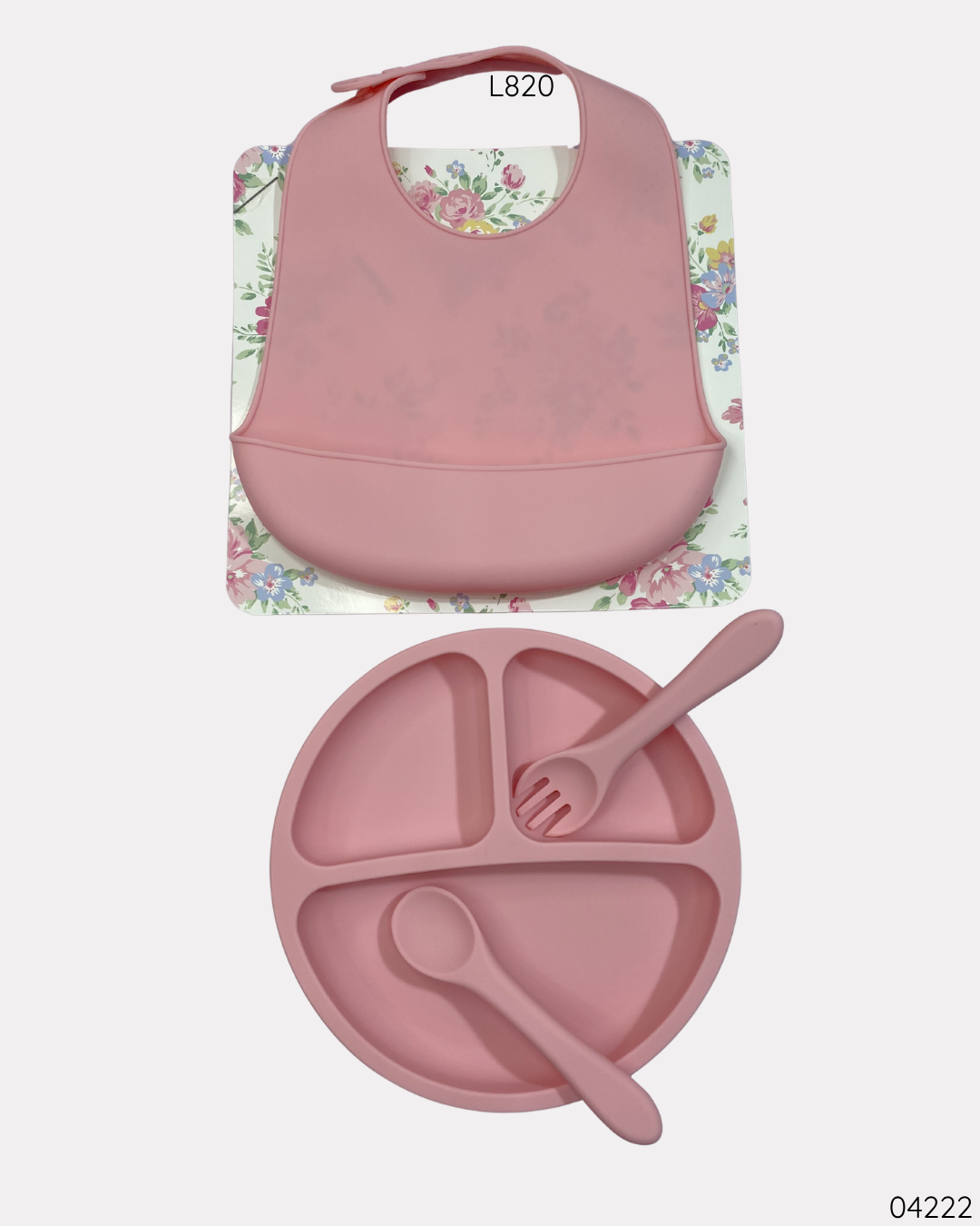SET DE ALIMENTACION ROSADO CLA