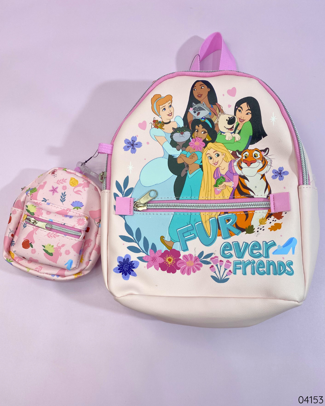 MOCHILA PRINCESAS 2PZS