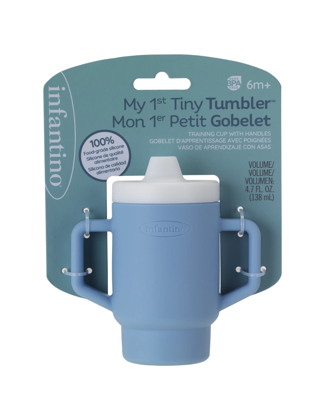 VASO MY 1ST TINY TUMBLER 4.7 OZ - AZUL