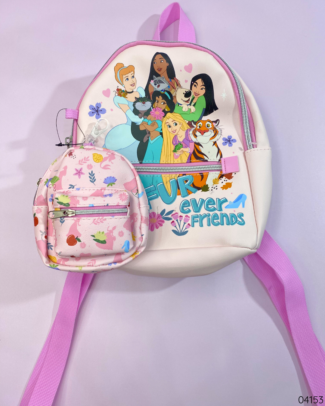 MOCHILA PRINCESAS 2PZS