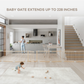 CORRAL JUEGOS Y PUERTA SEGURIDAD MADERA NATURAL COMFYCUBS