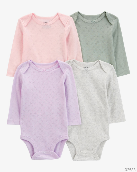 MAMELUCO 4 PZS CARTER´S ROSA