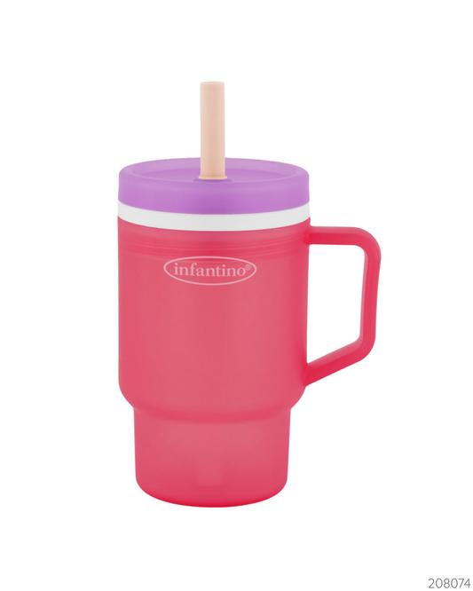 VASO MY 1ST TUMBLER PLASTICO RIGIDO 10 OZ - ROSADO