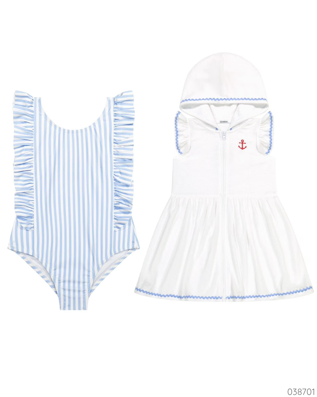 TRAJE BAÑO 2 PZS SPERRY BLANCO