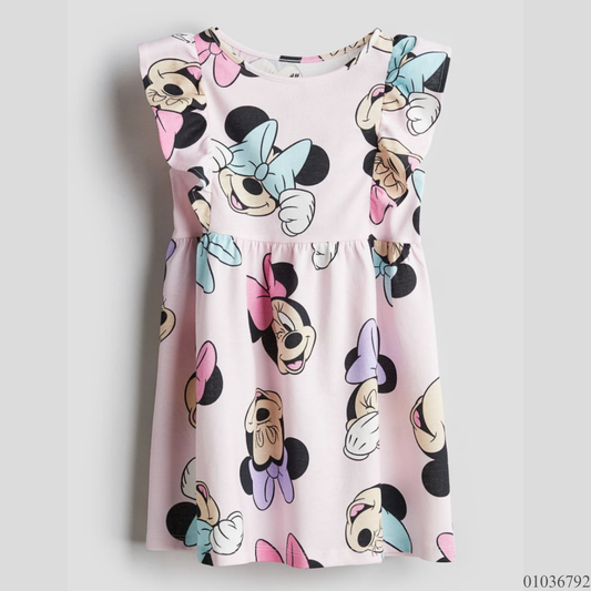 VESTIDO ALGODON MINNIE ROSA H&M