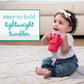 VASO MY 1ST TUMBLER PLASTICO RIGIDO 10 OZ - ROSADO