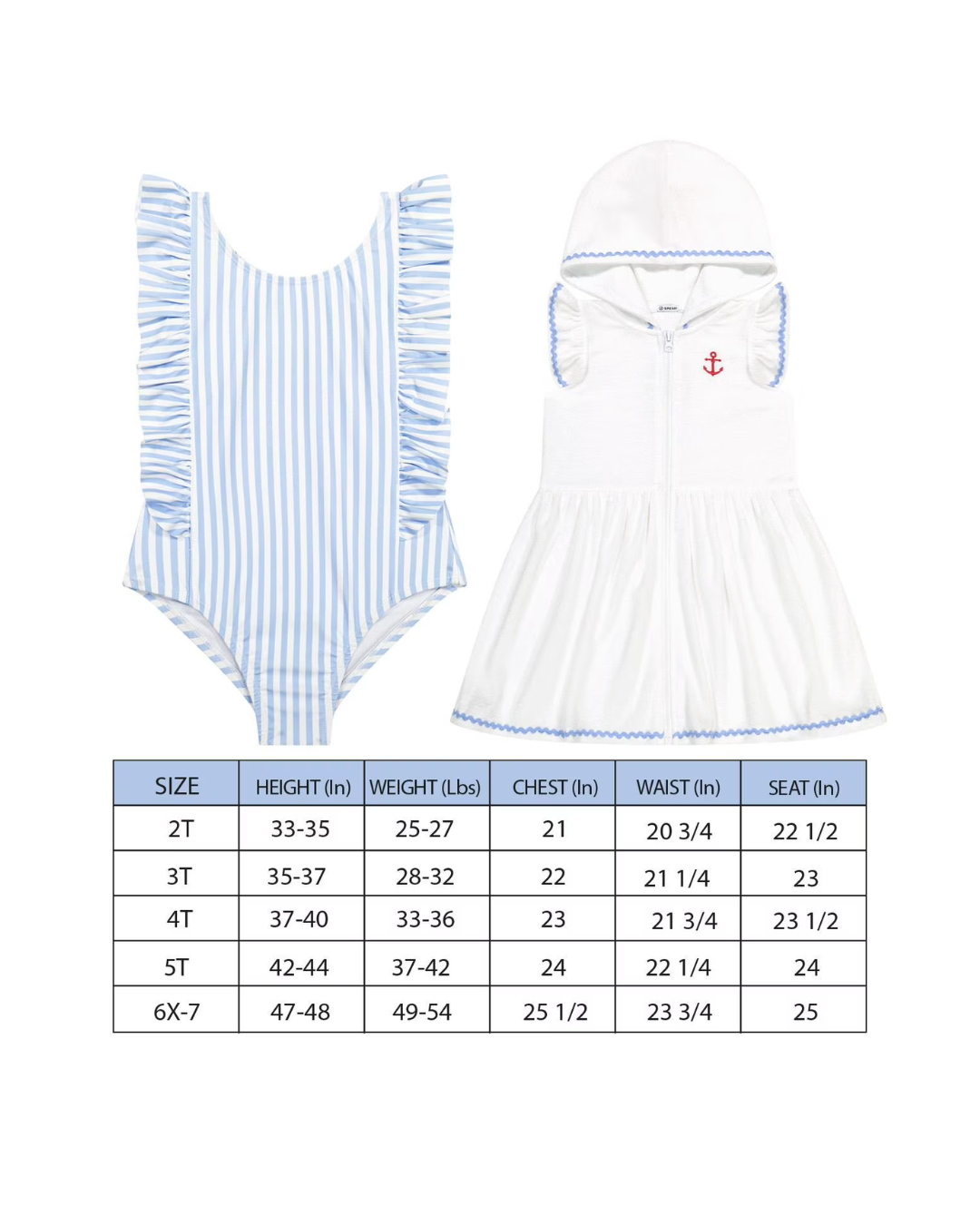 TRAJE BAÑO 2 PZS SPERRY BLANCO